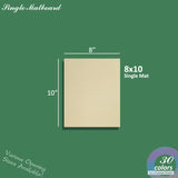 Linen 8x10 Picture mat board backing acid free